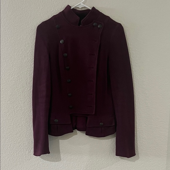 Free People Jackets & Blazers - Free People Double-Breasted Blazer - Deep Purple